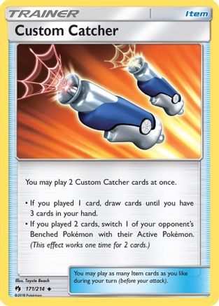 Custom Catcher 171/214 - SM  Lost Thunder - Poke-Collect