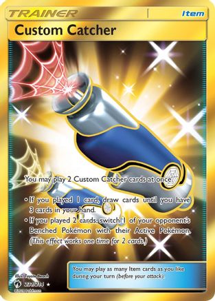 Custom Catcher (Secret) 231/214 - SM  Lost Thunder Holofoil - Poke-Collect