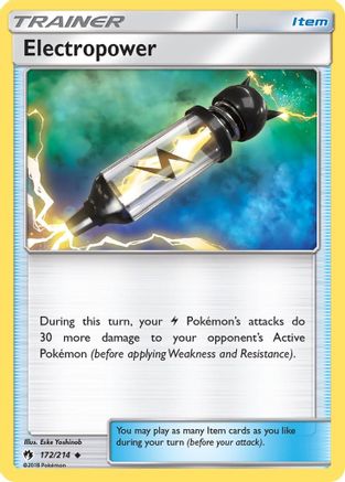 Electropower 172/214 - SM  Lost Thunder - Poke-Collect