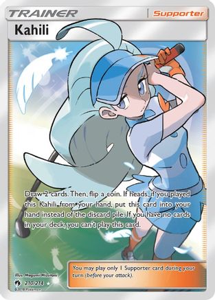 Kahili (Full Art) 210/214 - SM  Lost Thunder Holofoil - Poke-Collect