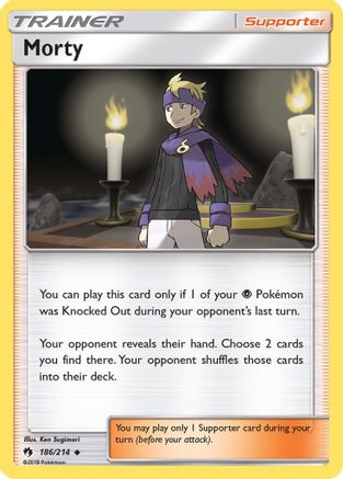 Morty 186/214 - SM  Lost Thunder - Poke-Collect