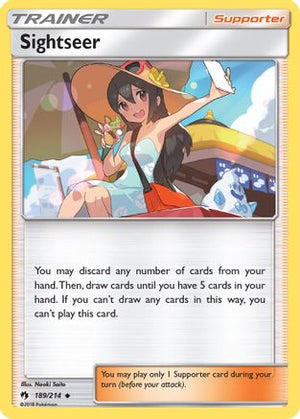 Sightseer 189/214 - SM  Lost Thunder Reverse Holofoil - Poke-Collect
