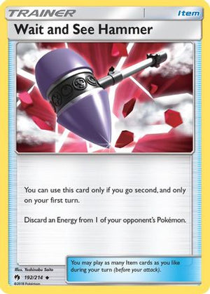 Wait and See Hammer 192/214 - Lost Thunder Reverse Holofoil - Poke-Collect