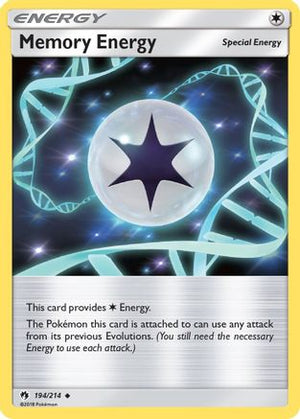 Memory Energy 194/214 - SM  Lost Thunder Reverse Holofoil - Poke-Collect