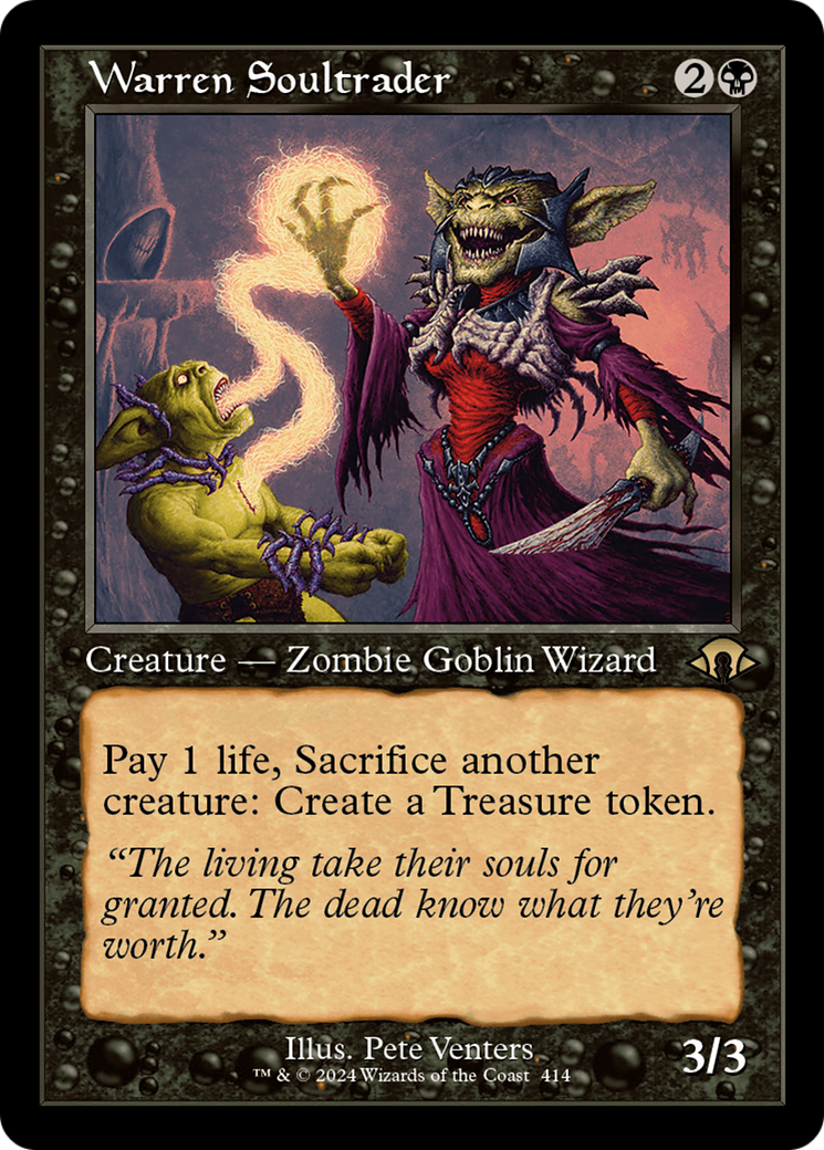 Warren Soultrader (Retro Frame) (MH3-414) - Modern Horizons 3 Foil - Poke-Collect