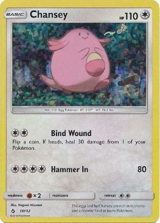 Chansey - 10/12 10/12 - McDonalds Promos 2018 Holofoil - Poke-Collect