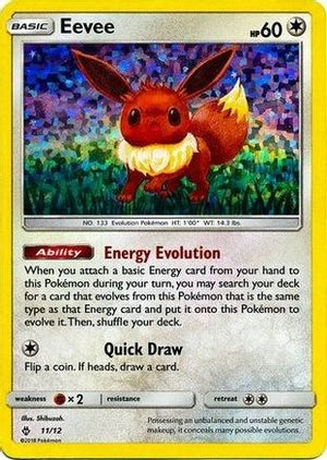 Eevee - 11/12 11/12 - McDonalds Promos 2018 Holofoil - Poke-Collect