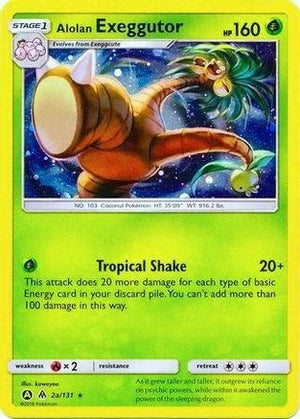 Alolan Exeggutor - 2a/131 2a/131 - Alternate Art Promos Holofoil - Poke-Collect