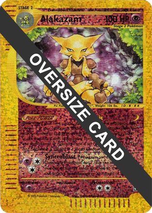 Alakazam - 1/12 (Box Topper) 1 - Jumbo Cards Reverse Holofoil - Poke-Collect