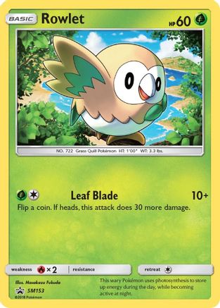 Rowlet - SM153 SM153/248 - SM Promos Holofoil - Poke-Collect