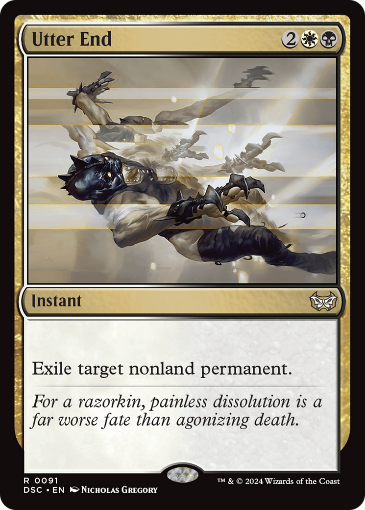 Utter End (DSC-091) - Duskmourn: House of Horror Commander - Poke-Collect