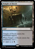 Temple of Deceit (OTC-328) - Outlaws of Thunder Junction Commander - Poke-Collect