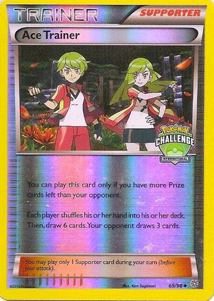 Ace Trainer - 69/98 (International Challenge) 69 - League & Championship Cards Reverse Holofoil - Poke-Collect