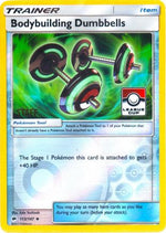 Bodybuilding Dumbbells - 113/147 (League Cup) [Staff] 113 - League & Championship Cards Reverse Holofoil - Poke-Collect