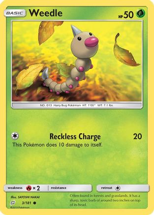 Weedle 3/181 - Team Up - Poke-Collect