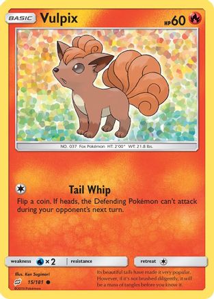 Vulpix 15/181 - Team Up Reverse Holofoil - Poke-Collect
