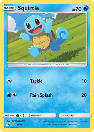 Squirtle 23/181 - Team Up Reverse Holofoil - Poke-Collect