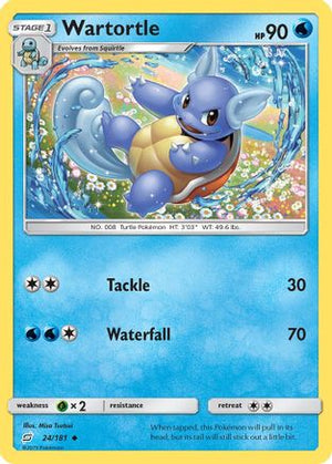 Wartortle 24/181 - Team Up Reverse Holofoil - Poke-Collect