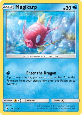 Magikarp 29/181 - SM  Team Up Reverse Holofoil - Poke-Collect