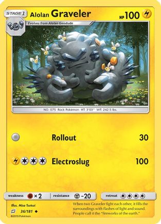 Alolan Graveler 36/181 - SM  Team Up - Poke-Collect