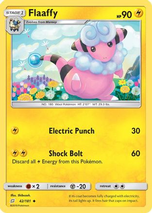 Flaaffy 42/181 - SM  Team Up Reverse Holofoil - Poke-Collect
