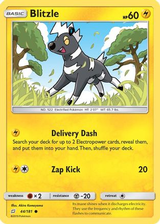 Blitzle 44/181 - SM  Team Up Reverse Holofoil - Poke-Collect