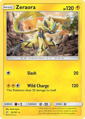 Zeraora 52/181 - Team Up Holofoil