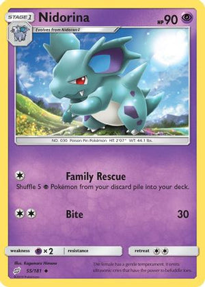 Nidorina 55/181 - SM  Team Up - Poke-Collect