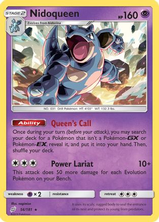 Nidoqueen 56/181 - SM  Team Up - Poke-Collect