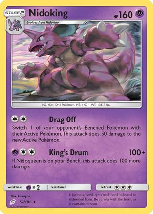 Nidoking 59/181 - SM  Team Up - Poke-Collect