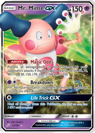 Mr. Mime GX 67/181 - SM  Team Up Holofoil - Poke-Collect