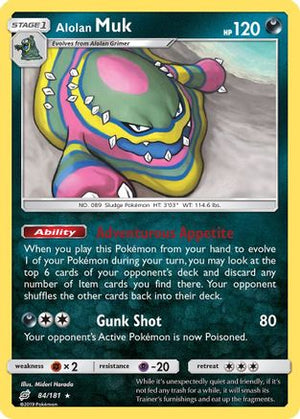 Alolan Muk 84/181 - SM  Team Up - Poke-Collect