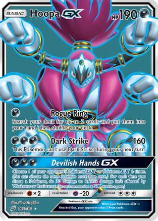 Hoopa GX (Full Art) 166/181 - SM  Team Up Holofoil - Poke-Collect