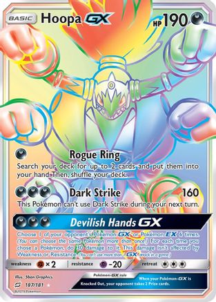 Hoopa GX (Secret) 187/181 - SM  Team Up Holofoil - Poke-Collect
