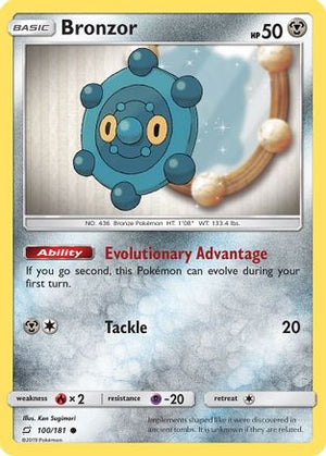 Bronzor 100/181 - SM  Team Up - Poke-Collect
