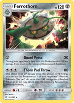 Ferrothorn 103/181 - SM  Team Up - Poke-Collect