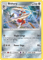Bisharp 105/181 - SM  Team Up Reverse Holofoil - Poke-Collect