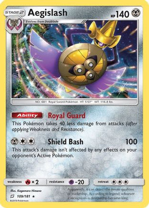 Aegislash 109/181 - SM  Team Up Holofoil - Poke-Collect