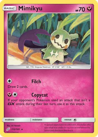 Mimikyu 112/181 - SM  Team Up - Poke-Collect