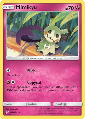 Mimikyu 112/181 - SM  Team Up Reverse Holofoil - Poke-Collect