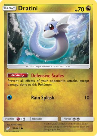 Dratini (117) 117/181 - SM  Team Up Reverse Holofoil - Poke-Collect