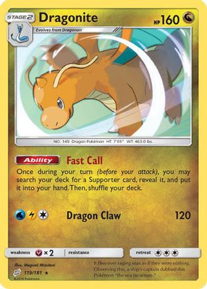 Dragonite 119/181 - SM  Team Up Holofoil - Poke-Collect