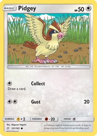 Pidgey (121) 121/181 - SM  Team Up - Poke-Collect