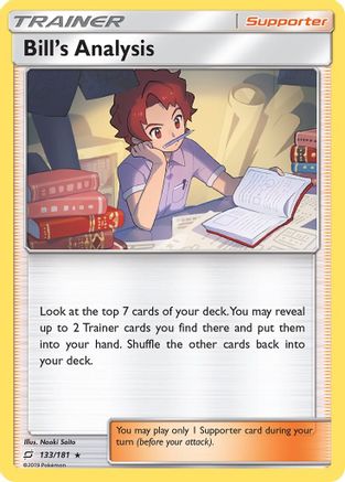 Bill's Analysis 133/181 - SM  Team Up Holofoil - Poke-Collect