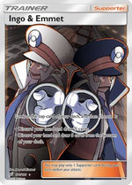 Ingo & Emmet (Full Art) 176/181 - SM  Team Up Holofoil - Poke-Collect