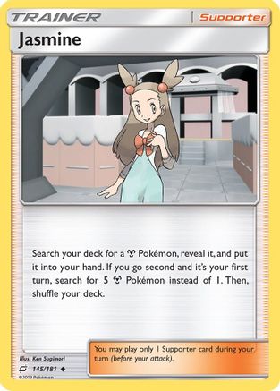 Jasmine 145/181 - SM  Team Up Reverse Holofoil - Poke-Collect