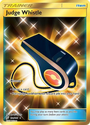 Judge Whistle (Secret) 194/181 - SM  Team Up Holofoil - Poke-Collect