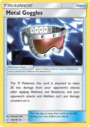 Metal Goggles 148/181 - SM  Team Up - Poke-Collect