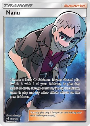Nanu (Full Art) 179/181 - SM  Team Up Holofoil - Poke-Collect