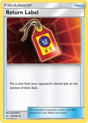 Return Label 153/181 - SM  Team Up - Poke-Collect